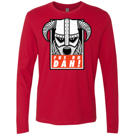 T-Shirts Red / Small Dragonborn Men's Premium Long Sleeve