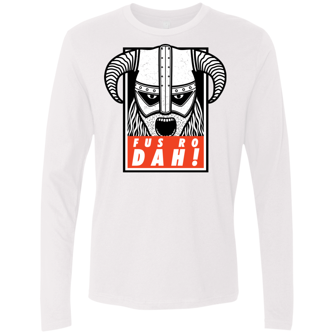 T-Shirts White / Small Dragonborn Men's Premium Long Sleeve