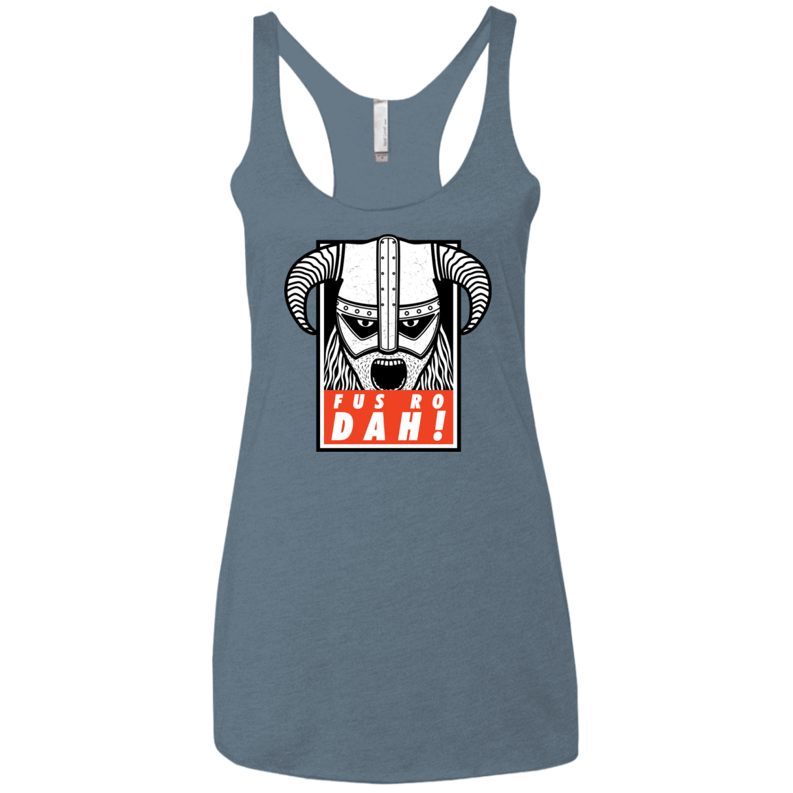 T-Shirts Indigo / X-Small Dragonborn Women's Triblend Racerback Tank