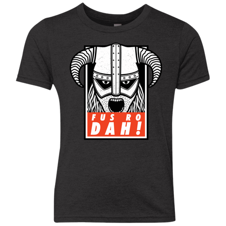 T-Shirts Vintage Black / YXS Dragonborn Youth Triblend T-Shirt