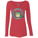 T-Shirts Vintage Red / Small Dragons are Cute Women's Triblend Long Sleeve Shirt