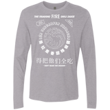 T-Shirts Heather Grey / Small Dragons Fire Chili Sauce Men's Premium Long Sleeve