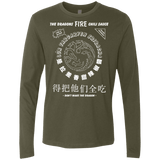 T-Shirts Military Green / Small Dragons Fire Chili Sauce Men's Premium Long Sleeve