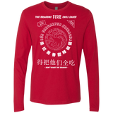 T-Shirts Red / Small Dragons Fire Chili Sauce Men's Premium Long Sleeve