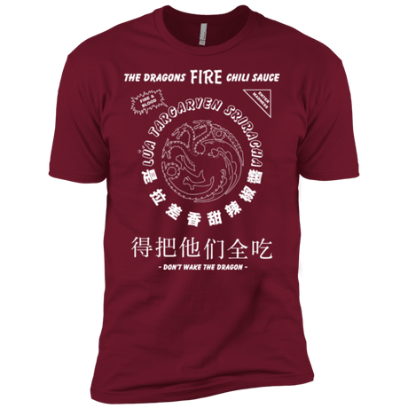 T-Shirts Cardinal / X-Small Dragons Fire Chili Sauce Men's Premium T-Shirt