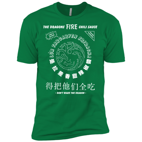 T-Shirts Kelly Green / X-Small Dragons Fire Chili Sauce Men's Premium T-Shirt