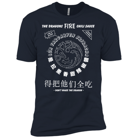 T-Shirts Midnight Navy / X-Small Dragons Fire Chili Sauce Men's Premium T-Shirt