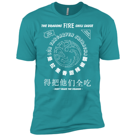 T-Shirts Tahiti Blue / X-Small Dragons Fire Chili Sauce Men's Premium T-Shirt