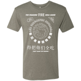 T-Shirts Venetian Grey / Small Dragons Fire Chili Sauce Men's Triblend T-Shirt