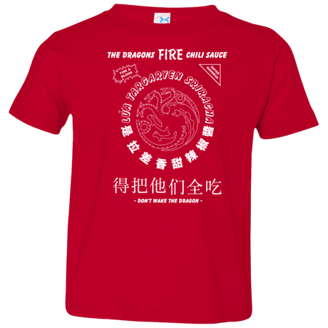 T-Shirts Red / 2T Dragons Fire Chili Sauce Toddler Premium T-Shirt