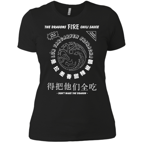 T-Shirts Black / X-Small Dragons Fire Chili Sauce Women's Premium T-Shirt