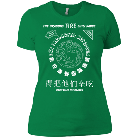 T-Shirts Kelly Green / X-Small Dragons Fire Chili Sauce Women's Premium T-Shirt