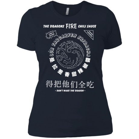 T-Shirts Midnight Navy / X-Small Dragons Fire Chili Sauce Women's Premium T-Shirt