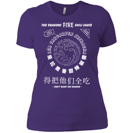 T-Shirts Purple / X-Small Dragons Fire Chili Sauce Women's Premium T-Shirt