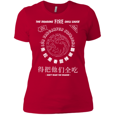 T-Shirts Red / X-Small Dragons Fire Chili Sauce Women's Premium T-Shirt