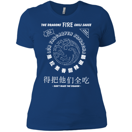 T-Shirts Royal / X-Small Dragons Fire Chili Sauce Women's Premium T-Shirt