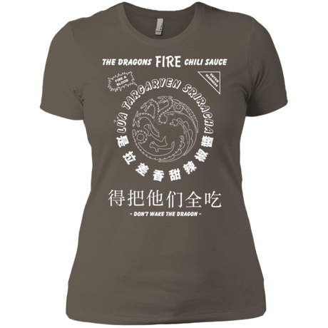 T-Shirts Warm Grey / X-Small Dragons Fire Chili Sauce Women's Premium T-Shirt