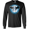 T-Shirts Black / S Dragons Moon Men's Long Sleeve T-Shirt