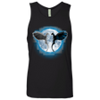 T-Shirts Black / S Dragons Moon Men's Premium Tank Top