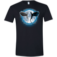 T-Shirts Black / X-Small Dragons Moon Men's Semi-Fitted Softstyle
