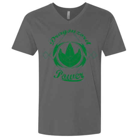 T-Shirts Heavy Metal / X-Small Dragonzord Power Men's Premium V-Neck