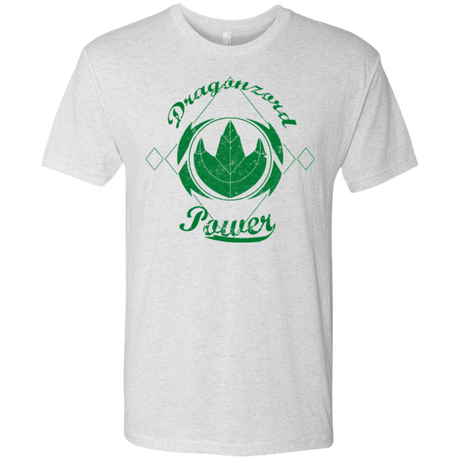 T-Shirts Heather White / Small Dragonzord Power Men's Triblend T-Shirt