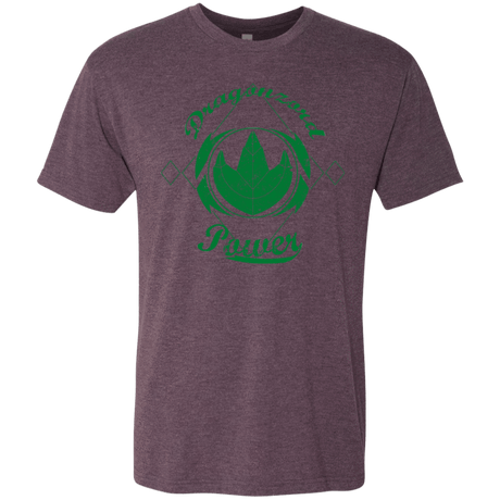 T-Shirts Vintage Purple / Small Dragonzord Power Men's Triblend T-Shirt