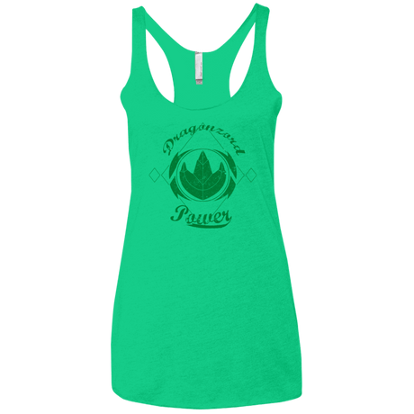 T-Shirts Envy / X-Small Dragonzord Power Women's Triblend Racerback Tank