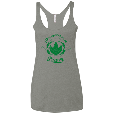 T-Shirts Venetian Grey / X-Small Dragonzord Power Women's Triblend Racerback Tank