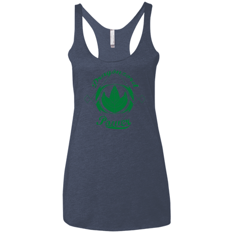 T-Shirts Vintage Navy / X-Small Dragonzord Power Women's Triblend Racerback Tank