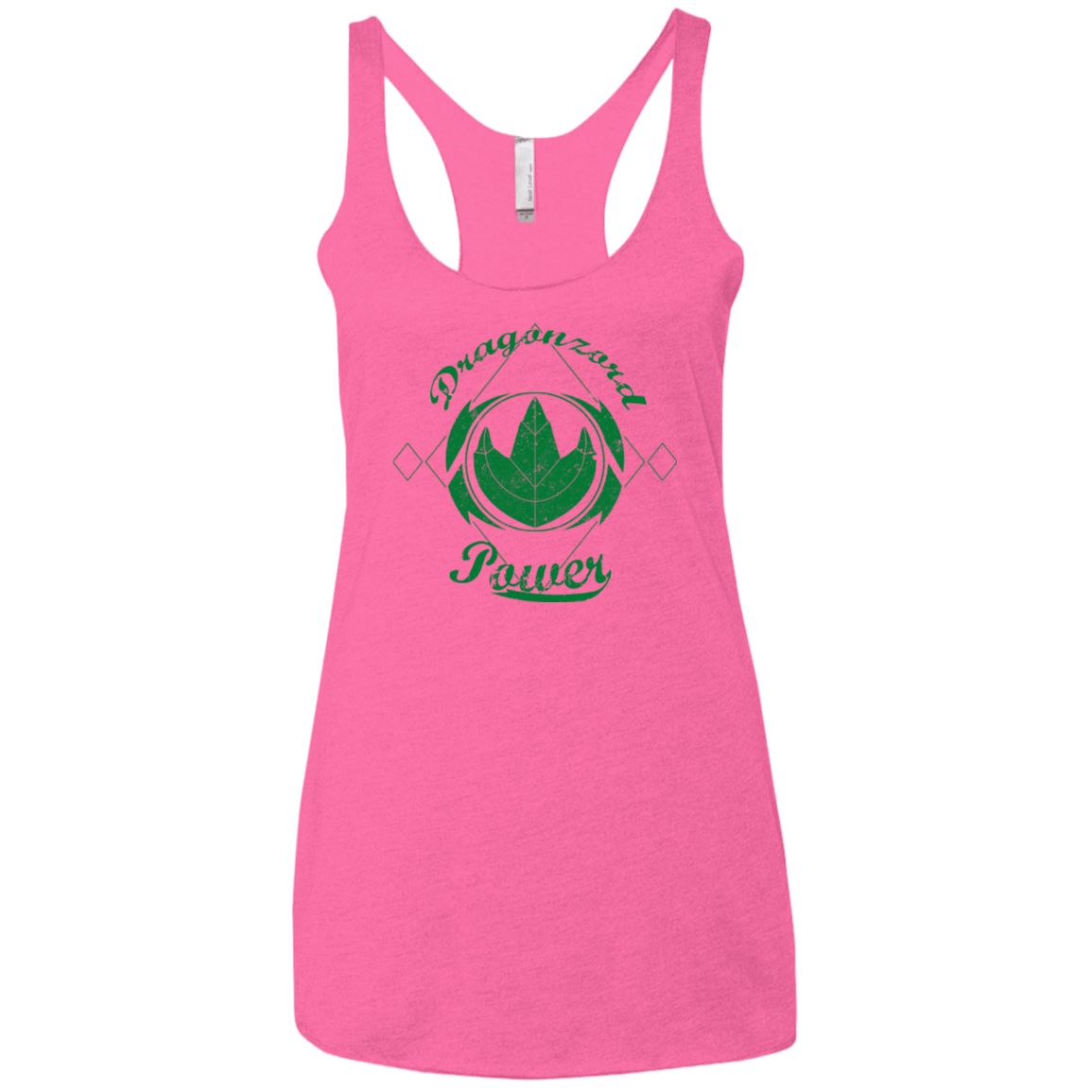 T-Shirts Vintage Pink / X-Small Dragonzord Power Women's Triblend Racerback Tank