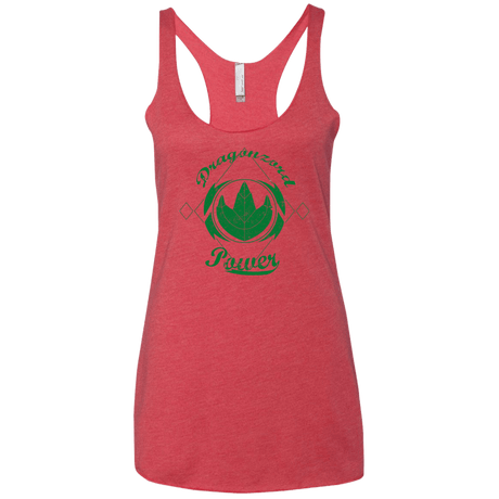 T-Shirts Vintage Red / X-Small Dragonzord Power Women's Triblend Racerback Tank