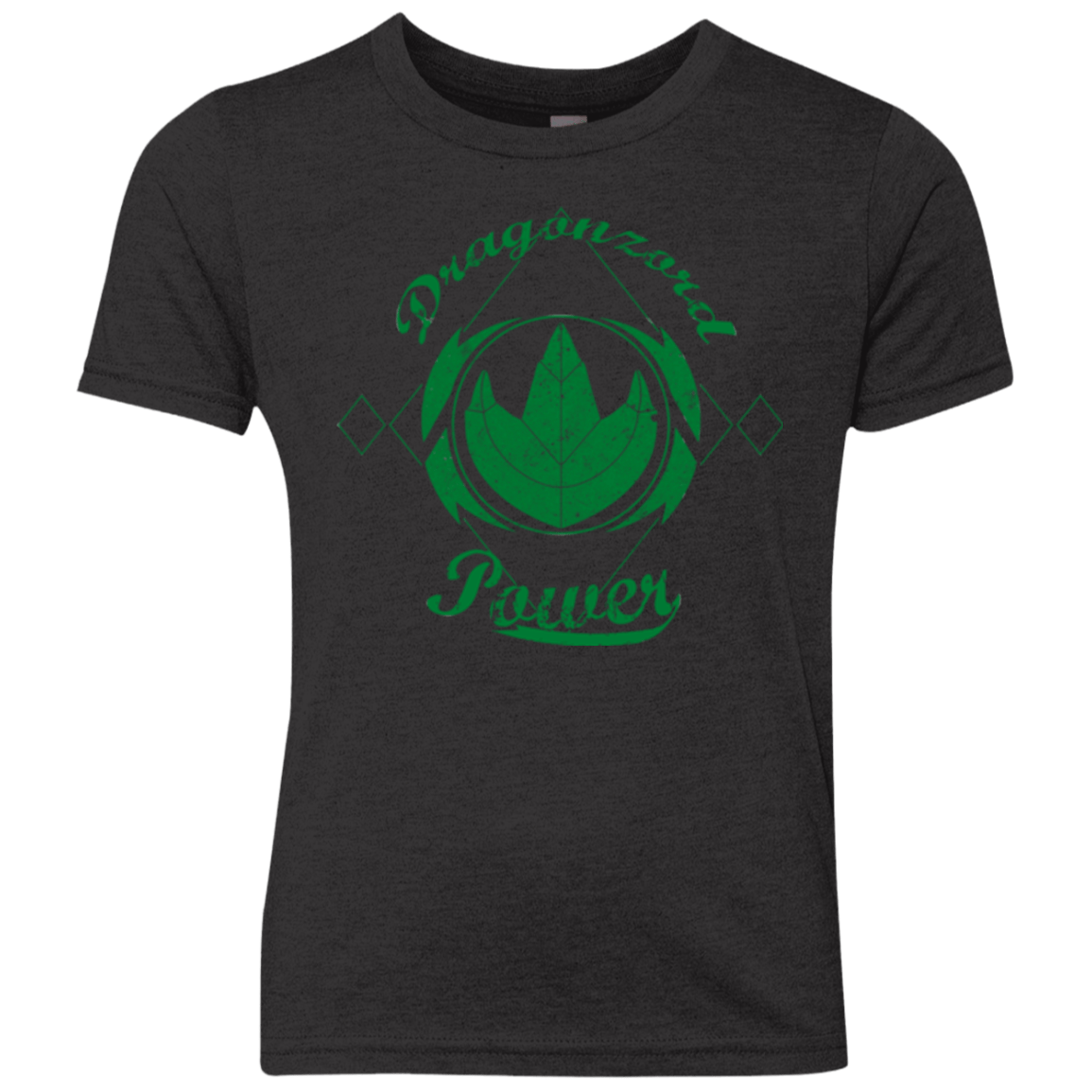 T-Shirts Vintage Black / YXS Dragonzord Power Youth Triblend T-Shirt