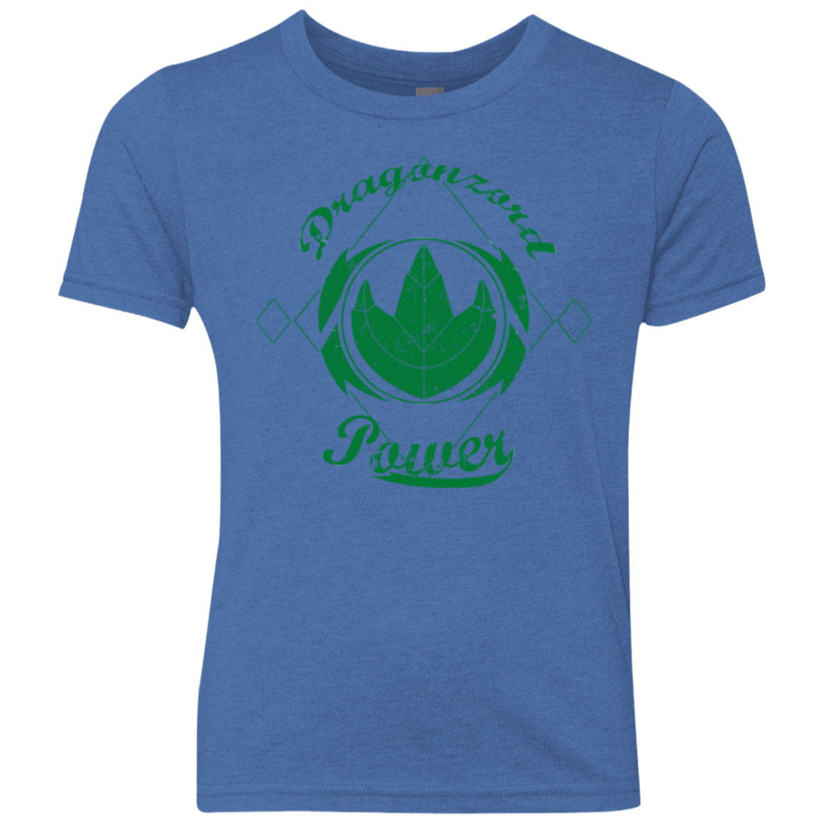 T-Shirts Vintage Royal / YXS Dragonzord Power Youth Triblend T-Shirt