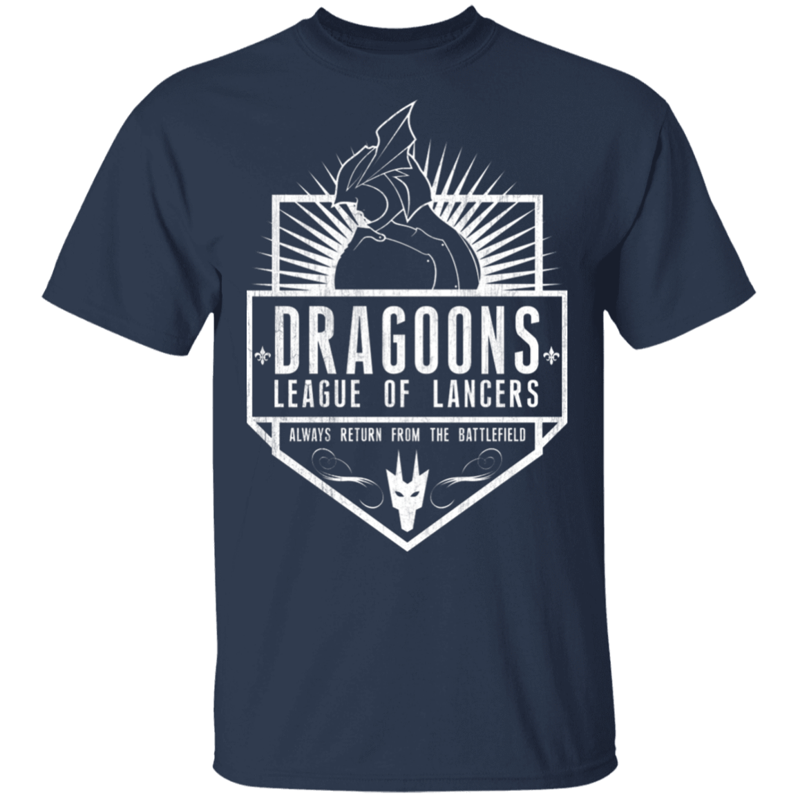 T-Shirts Navy / S Dragoons League Of Lancers T-Shirt