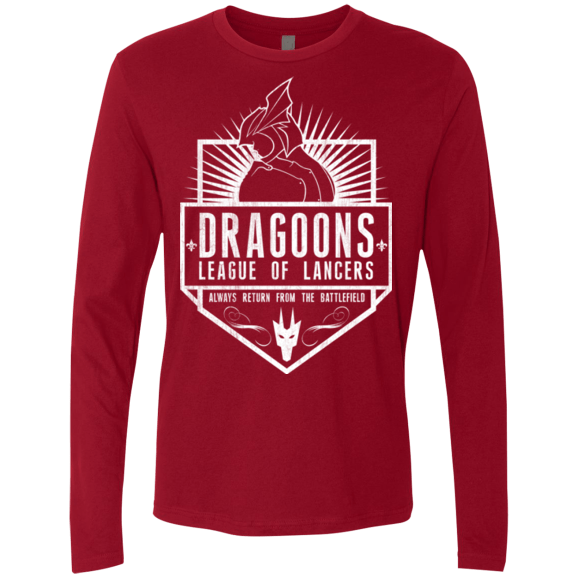 T-Shirts Cardinal / Small Dragoons Men's Premium Long Sleeve