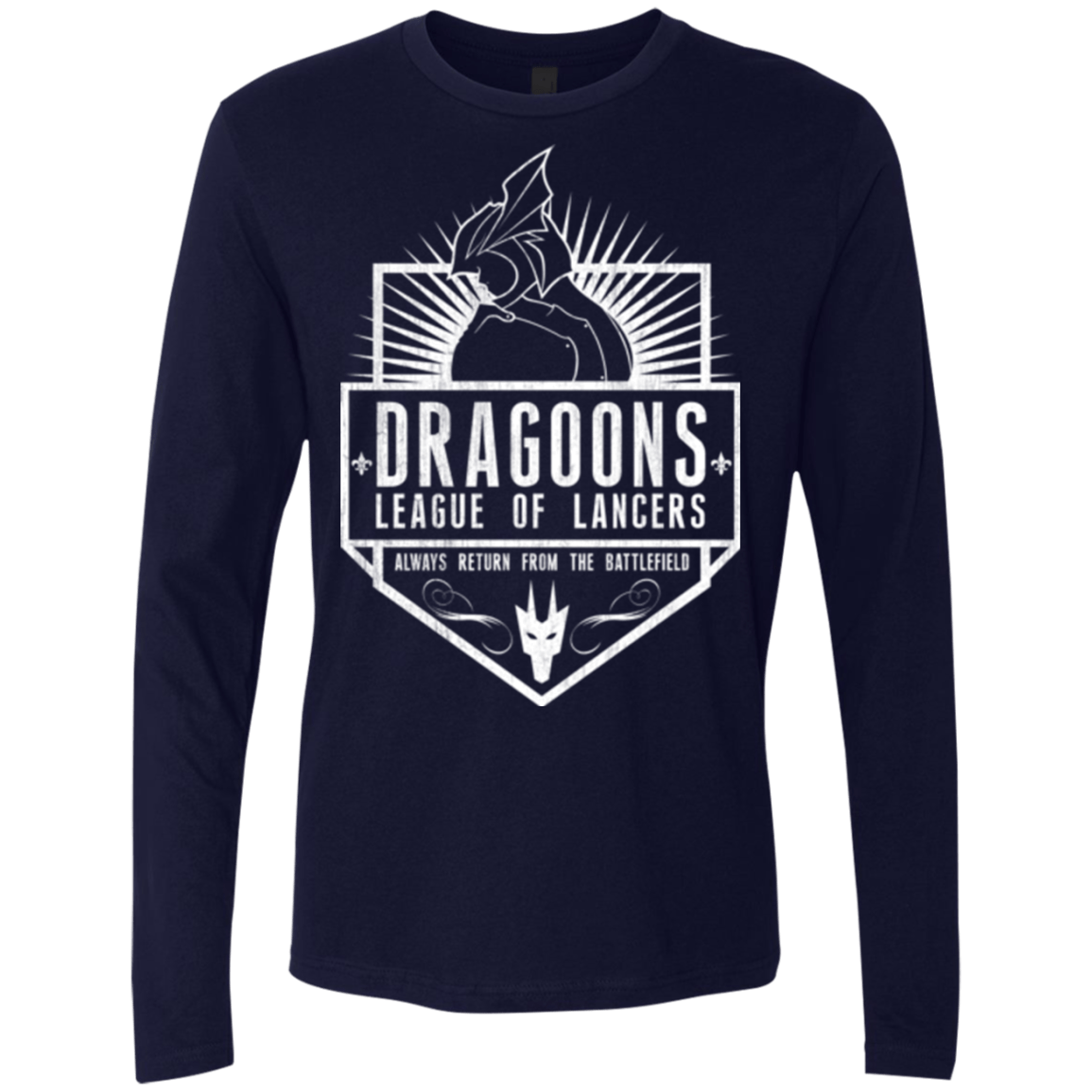 T-Shirts Midnight Navy / Small Dragoons Men's Premium Long Sleeve