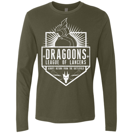 T-Shirts Military Green / Small Dragoons Men's Premium Long Sleeve