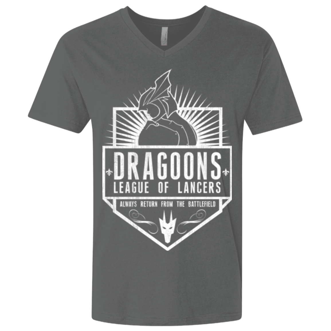 T-Shirts Heavy Metal / X-Small Dragoons Men's Premium V-Neck