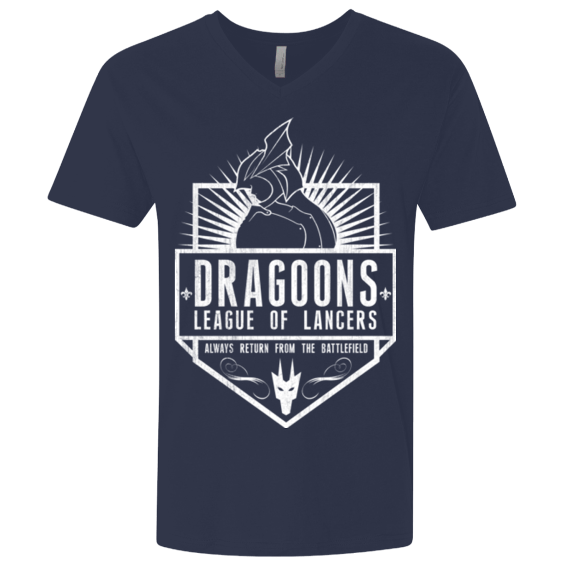 T-Shirts Midnight Navy / X-Small Dragoons Men's Premium V-Neck