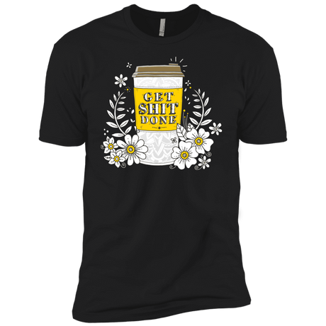 T-Shirts Black / YXS Drink Coffee, Get Shit Done Boys Premium T-Shirt