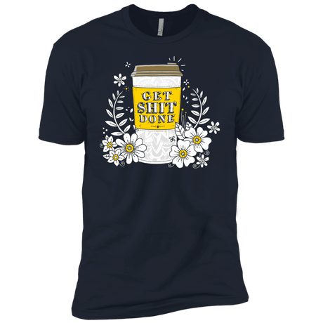T-Shirts Midnight Navy / YXS Drink Coffee, Get Shit Done Boys Premium T-Shirt