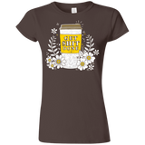 T-Shirts Dark Chocolate / S Drink Coffee, Get Shit Done Junior Slimmer-Fit T-Shirt