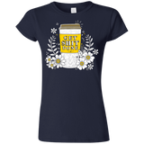 T-Shirts Navy / S Drink Coffee, Get Shit Done Junior Slimmer-Fit T-Shirt