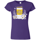 T-Shirts Purple / S Drink Coffee, Get Shit Done Junior Slimmer-Fit T-Shirt