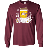 T-Shirts Maroon / S Drink Coffee, Get Shit Done Men's Long Sleeve T-Shirt