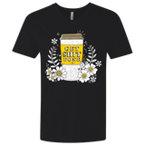 T-Shirts Black / X-Small Drink Coffee, Get Shit Done Men's Premium V-Neck