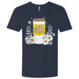 T-Shirts Midnight Navy / X-Small Drink Coffee, Get Shit Done Men's Premium V-Neck