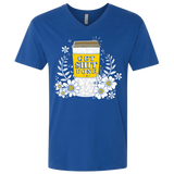 T-Shirts Royal / X-Small Drink Coffee, Get Shit Done Men's Premium V-Neck