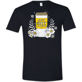 T-Shirts Black / X-Small Drink Coffee, Get Shit Done Men's Semi-Fitted Softstyle